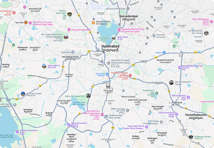 Hyderabad Map