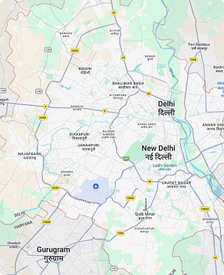 Delhi Map